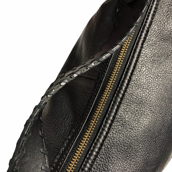 Calvin Klein Leather Studded Hobo Shoulder Bag - Picture 15 of 15